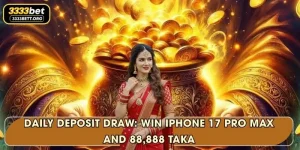 Daily Deposit Draw: Win iPhone 17 Pro Max And 88,888 Taka