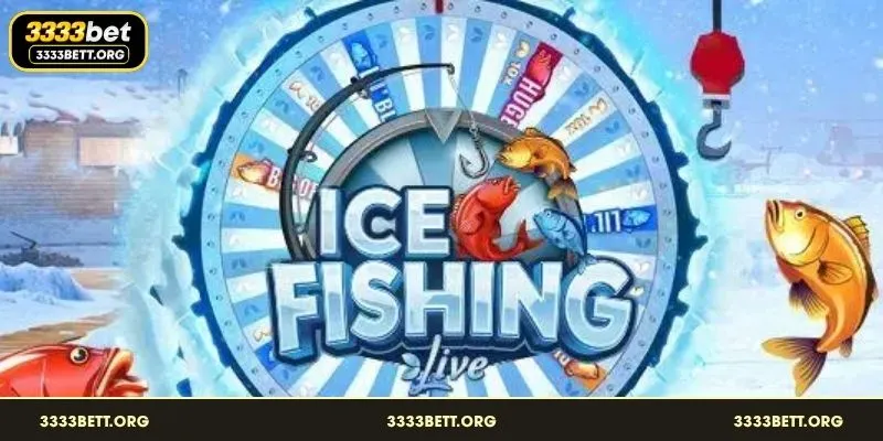 Select your lucky fishing holes in the Ice Fishing live studio
